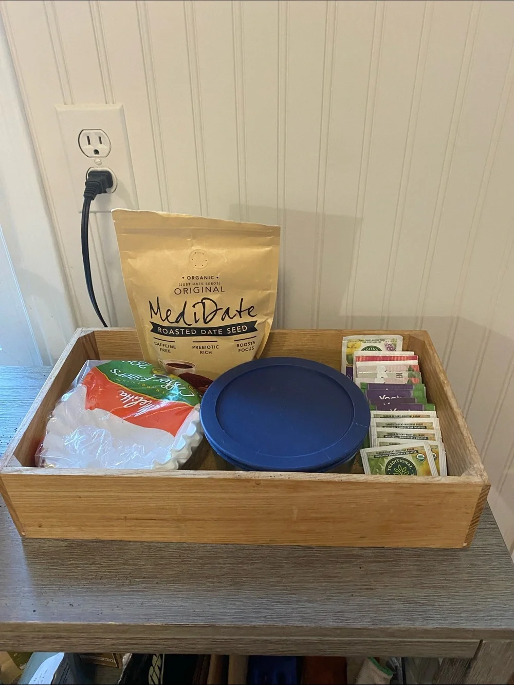 Lightweight Wooden Box for Farmhouse Decor